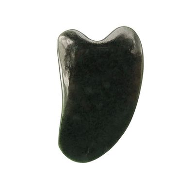 Massagista Facial Nefrita Natural Pedra de Jade Gua Sha Tabela para Rosto e Cuidados da Pele SPA Tratamento de Terapia de Acupuntura
