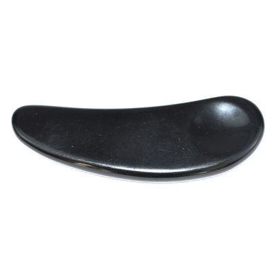 2024 Chegadas Negro Obsidiano Olho Gua Sha Lúpula Massagista Facial Guasha Ferramentas Para Rosto Logotipo personalizado aceito