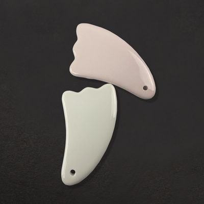 2024 Design Multi Função Cerâmica única Guasha raspando corpo facial Gua Sha massagista para rejuvenescimento do rosto e do corpo
