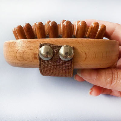 Escovinha de Gua Sha de Madeira de Faixa portátil para massagem doméstica Meridianos de dragagem e melhoria da rotina de cuidados da pele em casa