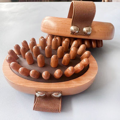 Escovinha de Gua Sha de Madeira de Faixa portátil para massagem doméstica Meridianos de dragagem e melhoria da rotina de cuidados da pele em casa