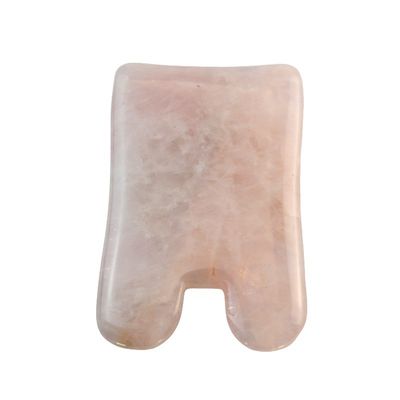 2024 Chegadas Rosa Natural Quartzo Rosa Jade Gua Sha Massagem Pente de Cabelo Massagem Guasha Raspagem de Cabeça Massagem Facial Massagem Ferramenta