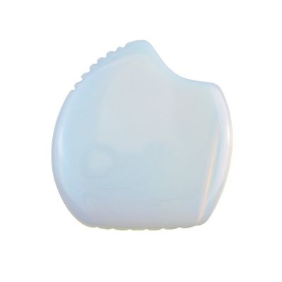 Massagista Opalite Guasha Pescoço Cuidado da Pele do Rosto Spa Elevação Facial Beleza Concha Forma Natural Opal Gua Sha Ferramenta de Massagem Facial
