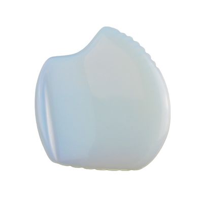 Massagista Opalite Guasha Pescoço Cuidado da Pele do Rosto Spa Elevação Facial Beleza Concha Forma Natural Opal Gua Sha Ferramenta de Massagem Facial