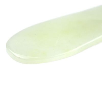 Propriedades do massagista de corpo Massagista Xiuyan Jade Peixe em forma de Gua Sha Facial Skincare Tool Anti-envelhecimento Guasha Face Tool
