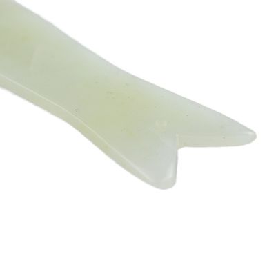 Propriedades do massagista de corpo Massagista Xiuyan Jade Peixe em forma de Gua Sha Facial Skincare Tool Anti-envelhecimento Guasha Face Tool