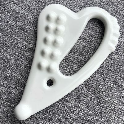 Auto Cuidado da Pele Spa Facial Lifting Forma do Coração Massagem Cerâmica Gua Sha Ferramenta Guasha Pedra para Rosto Branco