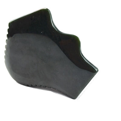 Massagista Facial Nefrita Natural Heitiana Jade Gua Sha Massagem Ferramenta Logotipo Personalizado Guasha Pedra Corpo Auto Cuidado da Pele Spa Salão de Beleza