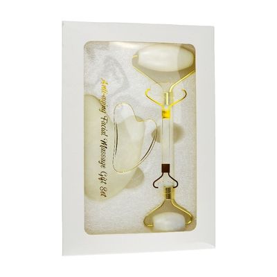Tabela de Guasha de Pedra de Jade Natural para Massagem de Gua Sha Escrava no Rosto Logotipo personalizado disponível