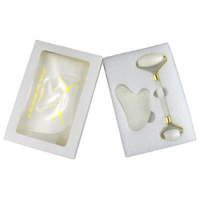 Tabela de Guasha de Pedra de Jade Natural para Massagem de Gua Sha Escrava no Rosto Logotipo personalizado disponível