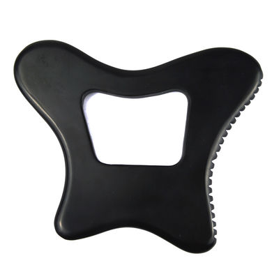 Logotipo personalizado Guasha Stone Black Bian Stone Gua Sha Massage Tool para relaxamento corporal e autocuidado da pele