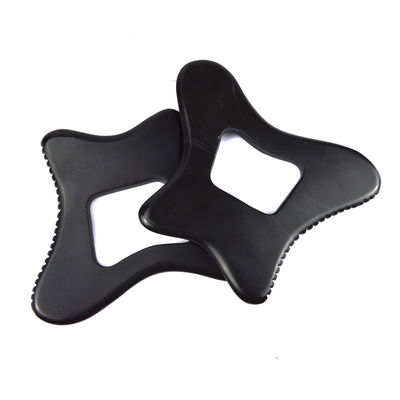 Logotipo personalizado Guasha Stone Black Bian Stone Gua Sha Massage Tool para relaxamento corporal e autocuidado da pele