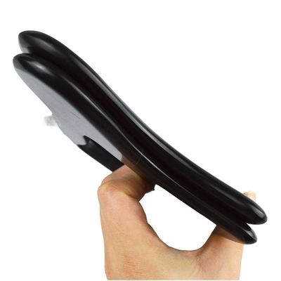 Logotipo personalizado Guasha Stone Black Bian Stone Gua Sha Massage Tool para relaxamento corporal e autocuidado da pele