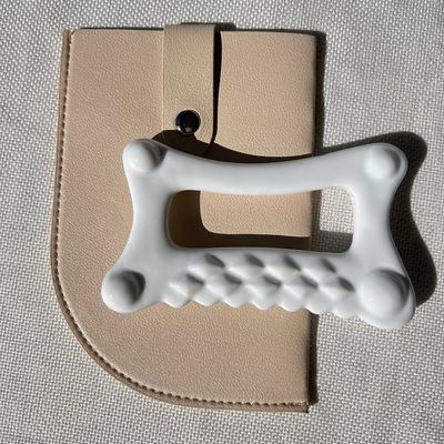 Equipamento de massagem corporal branco para ferramenta cerâmica Gua Sha Guasha Stone Self Skin Care Spa Facial Lifting