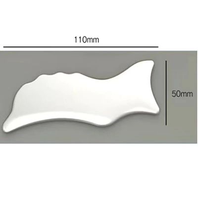 110 * 50mm Cerâmica Guasha Ferramenta para Cuidado do Corpo Facial Gua Sha Mesa de Massagem para reduzir a dor de cabeça pescoço dor nas costas e muito mais
