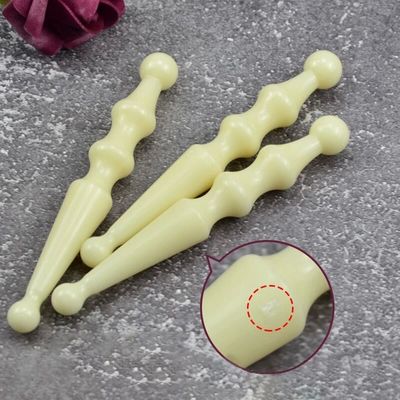 Pluma de massagem Resina natural Massagista de pés Stick Back Acupuntura Medicina chinesa Guasha Ferramenta de beleza para massagem facial