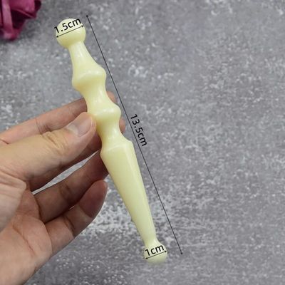 Pluma de massagem Resina natural Massagista de pés Stick Back Acupuntura Medicina chinesa Guasha Ferramenta de beleza para massagem facial