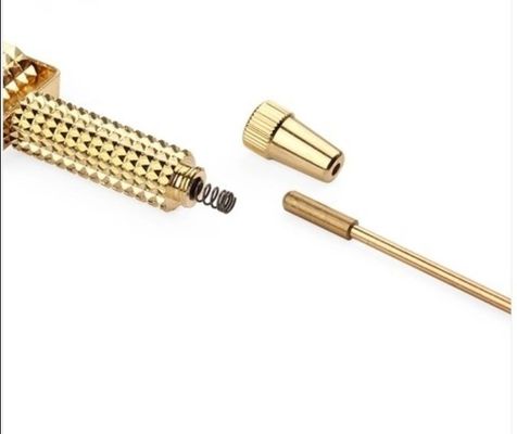 Logotipo personalizado Disponível ferramentas de massagem de cobre puro Guasha massagista ponto de acupuntura acupuntura Gua Sha Roller para beleza