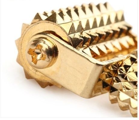 Equipamento de massagem corporal Spikey Brass Manual Acupressão Reflexologia Bastão para saúde e massagem de tecidos