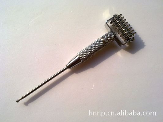 Equipamento de massagem corporal Spikey Brass Manual Acupressão Reflexologia Bastão para saúde e massagem de tecidos