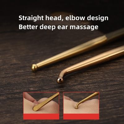 Pena de reflexologia manual de função de ouro para terapia de cuidados de saúde