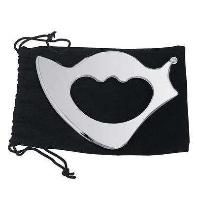 Ferramenta Gua Sha IAS TM de aço inoxidável Ferramenta de massagem de prata para raspagem e liberação de tecidos profundos