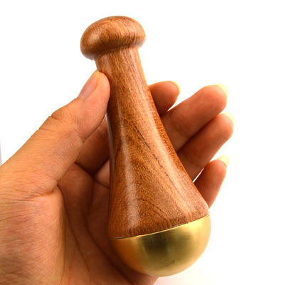 Tratamento de massagem corporal Kansa Wands portáteis Brass Gua Sha Massage Stick com logotipo personalizado disponível