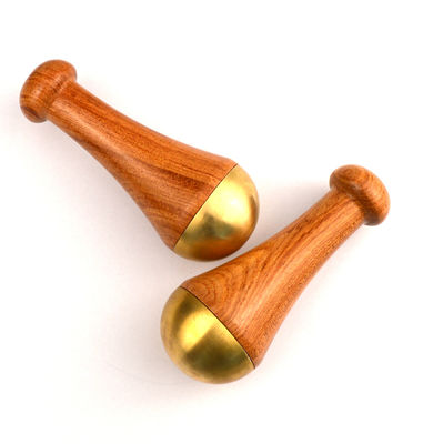 Tratamento de massagem corporal Kansa Wands portáteis Brass Gua Sha Massage Stick com logotipo personalizado disponível