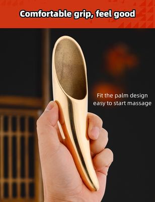 Experimente o poder da Gua Sha raspando chifre ferramenta corporal latão Guasha para massagem muscular do rosto e do corpo reduzir a celulite