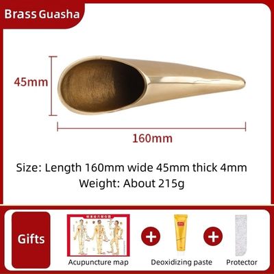 Experimente o poder da Gua Sha raspando chifre ferramenta corporal latão Guasha para massagem muscular do rosto e do corpo reduzir a celulite