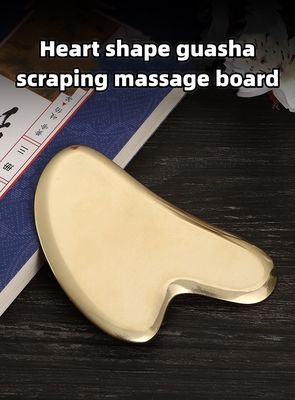Músculos do corpo Ferramentas de raspagem de latão para massagem facial Desintoxicação Cuidados com a saúde cobre GuaSha Tabela de alívio da fadiga Massagista de celulite