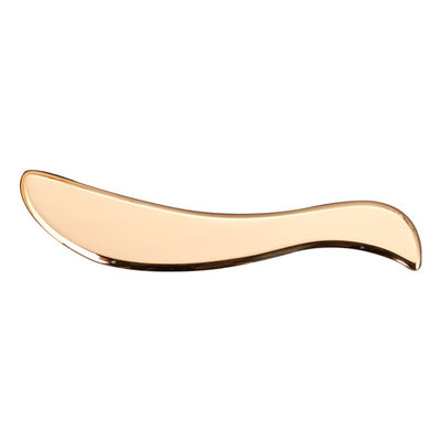 Massagem corporal Gua Sha Kit de ferramentas de latão placa de raspagem de massagem de forma côncava placa para pescoço e pernas