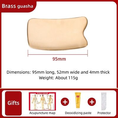 Ferramenta de bronze gua sha cobre guasha raspagem ferramenta de massagem para massagem muscular ferramenta de tecido cicatriz iastm ferramentas raspador de fáscia