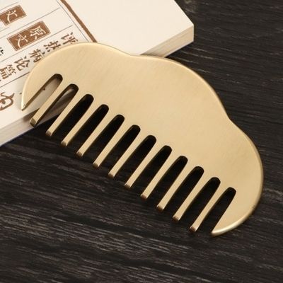 Ferramenta de raspagem facial de Gua Sha 100% de latão para melhorar a circulação sanguínea e a massagem