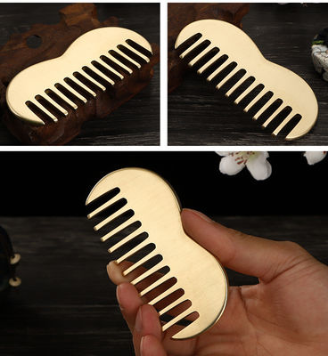 Brass Gua Sha Scalp Massage Comb Popular Products 2024 Copper Guasha Acupressure point Massager Tool Scraping Apparatus (Massagem de cobre)