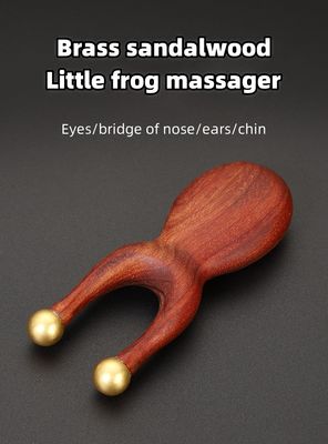 Função de Massagem de Cuidados de Saúde do Corpo Brass Sandalwood Manual de Acupressão Reflexologia Massagem Guasha Ferramenta Para Cuidados de Olho Nariz Ouvido