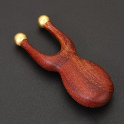 Função de Massagem de Cuidados de Saúde do Corpo Brass Sandalwood Manual de Acupressão Reflexologia Massagem Guasha Ferramenta Para Cuidados de Olho Nariz Ouvido