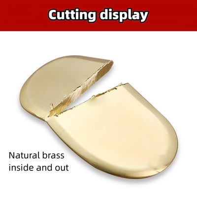 Logotipo personalizado DisponívelBrass Metal Gua Sha Scraping Board para Facial Spa Massager Meridian Massage Skincare Tool Home