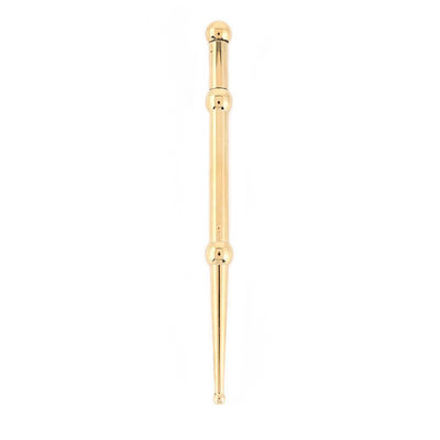 Logotipo personalizado DisponívelD Mão de latão 2024 Estilo de cobre Olho de orelha Gua Sha Massage Stick para Facial Acupoint Import