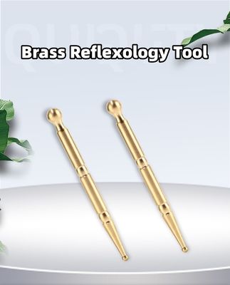 Equipamento de massagem corporal Copper Facial Reflexology Tool for Face Metal Stick Massagem de liberação miofascial