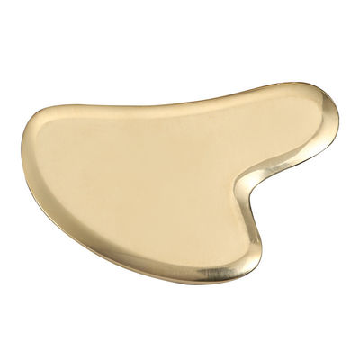 Massagista Corpo Forma do Coração Brass Natural Metal Gua Sha Scraping Board para Meridian Massage e Massagem Muscular