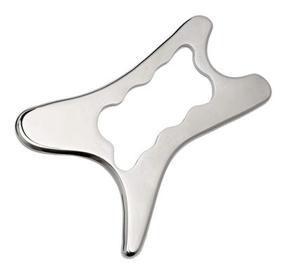 Propriedades 304 aço inoxidável Gua Sha Painel de massagem do couro cabeludo para cuidados de saúde da pele e massagista de relaxamento muscular