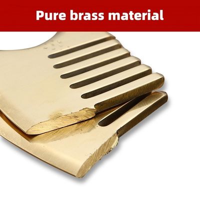 Massagem Muscular Ouro Gua Sha ferramenta de tabuleiro para latão natural Guasha Pedra cabeça massagista cabelo cuidados de saúde salão de beleza ferramenta