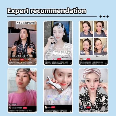 Massagista Facial de Spa de prata de zinco de liga de Gua Sha Scraping Board para Meridian Massage Acupoint Cuidados da pele ferramenta salão de beleza