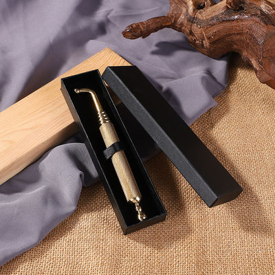 Área de massagem de corpo inteiro Cotovelo de cobre Manual de reflexologia de acupuntura caneta de massagem de tecido revestido de ouro
