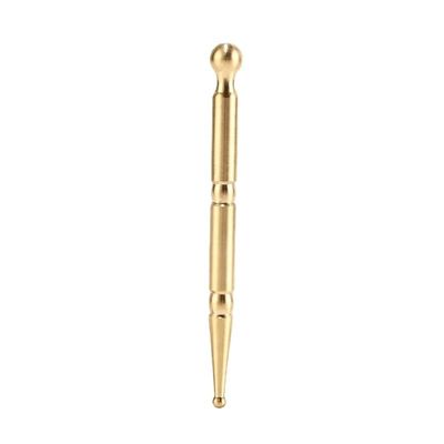 Ferramenta de massagem de corpo inteiro Brass Copper Manual Acupressão Reflexologia Pena para Cuidados com a Saúde do Corpo Acupuntura Stick