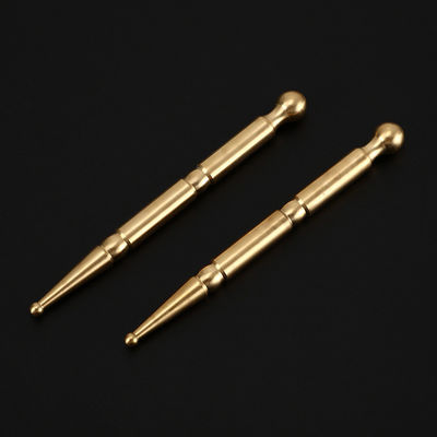 Ferramenta de massagem de corpo inteiro Brass Copper Manual Acupressão Reflexologia Pena para Cuidados com a Saúde do Corpo Acupuntura Stick