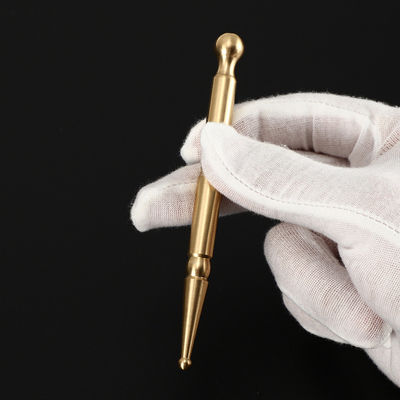 Ferramenta de massagem de corpo inteiro Brass Copper Manual Acupressão Reflexologia Pena para Cuidados com a Saúde do Corpo Acupuntura Stick