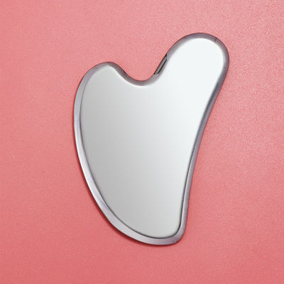 Massagista corporal e facial de moda de aço inoxidável Caixa de massagem Gua Sha para revitalização da pele