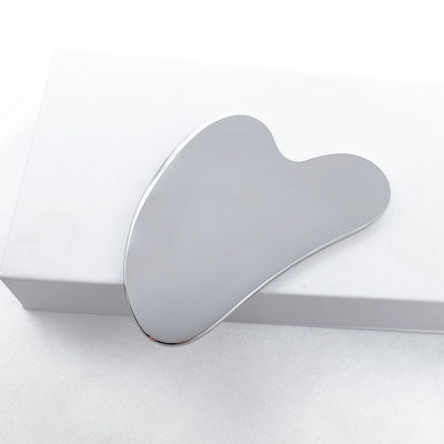 Corpo Músculos Coração Forma de aço inoxidável Gua Sha Metal raspagem Guasha Tabela Facial Spa Massagista Meridiano Massagem Cuidados da pele Ferramenta de salão de beleza